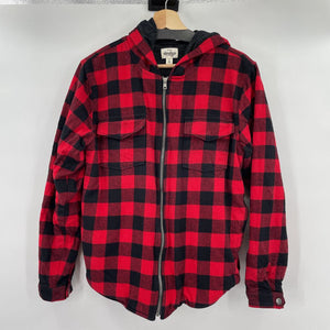 women Hatley Heritage Buffalo Plaid Thick Jacket Red Black Jacket S