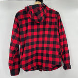 women Hatley Heritage Buffalo Plaid Thick Jacket Red Black Jacket S