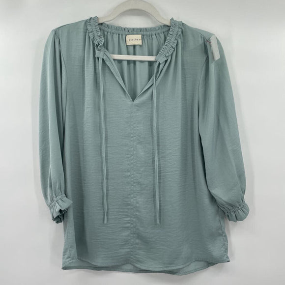 women Melloday Blouse Aqua Top S