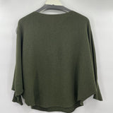 women Kerisma Batwing Sleeve Green Sweater S/M