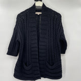 women Loft Cardigan Black Sweater XS/S