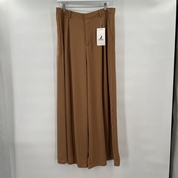 women TronJori NWT Wide Leg Trousers Camel Pants XL