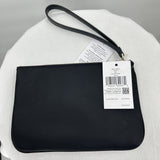 women Kate Spade NWT Medium Wrist Pouch Black Purse