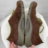 women Dansko Suede Sneaker Brown & Green Shoes 40/9.5