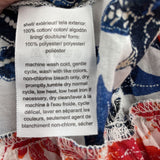 women Tommy Hilfiger NWT Fire Island Mixed Print MSRP $129.50 White Blue Red Dress L