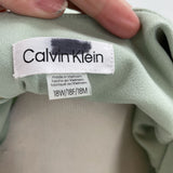 women Calvin Klein NWT Sheath Sage Green Dress 18W