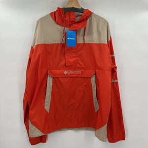 men Columbia NWT Challenger Windbreaker Orange Jacket XL