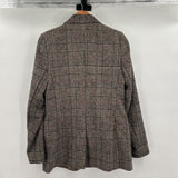 women The Drop Plaid Blazer Tan/Black/Berry Jacket S