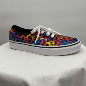 women Vans Rainbow Leopard Rainbow Shoes 7.5