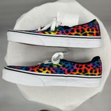 women Vans Rainbow Leopard Rainbow Shoes 7.5