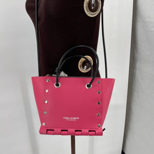 women Kozha Numbers Leather Super Miso Pink Purse