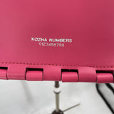 women Kozha Numbers Leather Super Miso Pink Purse