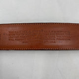 unisex Coach Leather Black Belt 32"