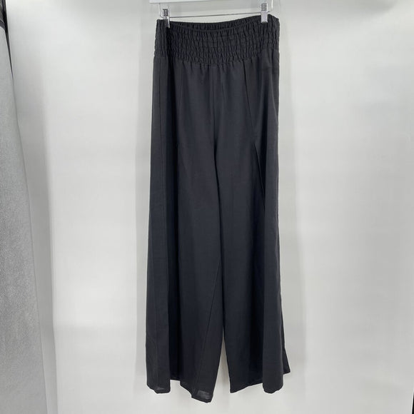 women Lakhays NWT Split Harem Black Pants M/L