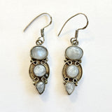 Moonstone Sterling Silver Earrings Jewelry