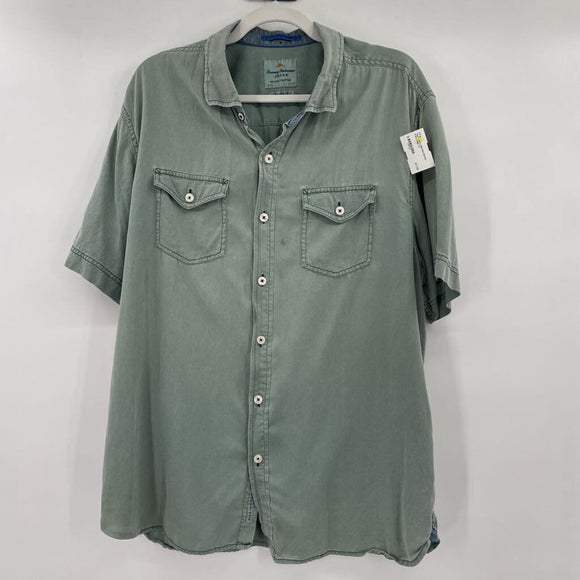 men Tommy Bahama Button Front Sage Top XL