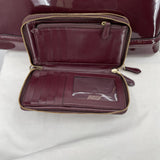 women Coach NWT Sierra Patent Satchel Oxblood Purse