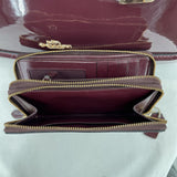 women Coach NWT Sierra Patent Satchel Oxblood Purse