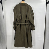 men Towne from London Fog Trench Olive Green Coat 40/M