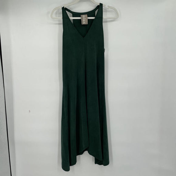 women Dolan Sleeveless Knit Cupro MSRP $158 Green Dress S