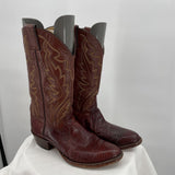 men Justin Western Boots Brown Shoes 8.5D