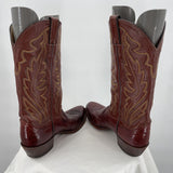 men Justin Western Boots Brown Shoes 8.5D