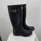 women DripDrop Rubber Boots Black Shoes 39/8.5