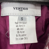 women Vertigo Tweed Magenta Jacket S