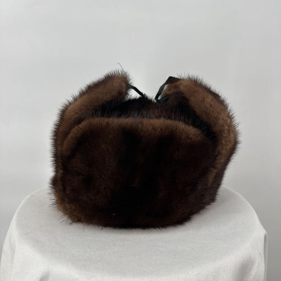 women Real Fur Brown Hat