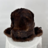 women Real Fur Brown Hat