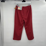 women Dockers NWT Go Khaki Capris Stretch Deep rose Pants 6