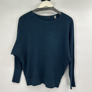 women Tahari Batwing Teal Sweater M