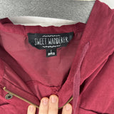 women Sweet Wanderer Lightweight Hooded Berry Pink Jacket L