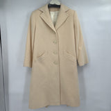 women Fleurette Vintage Cashmere Cream Coat S