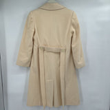 women Fleurette Vintage Cashmere Cream Coat S