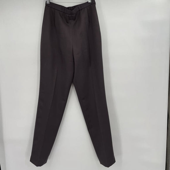 women Classiques Entier Wool Trousers Brown Pants 4