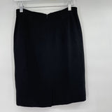 women Dana Buchman Silk Pencil Black Skirt 4