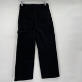 women Wilfred Free Wide Leg Carpenter Black Jeans 26