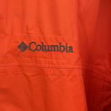 men Columbia Rain Coat Orange Jacket L