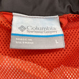 men Columbia Rain Coat Orange Jacket L