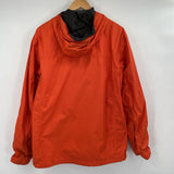 men Columbia Rain Coat Orange Jacket L