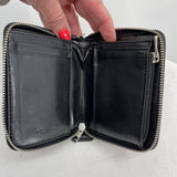 women Coach Restored Small Zip Around Wallet Black Purse