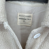 women Jillian Harris X Jackson Rowe The Scholar Shacket Warm Vanilla Cream Jacket XL