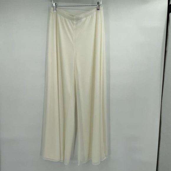 women MSK Wide Leg White Pants L