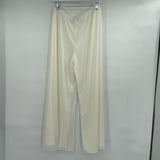 women MSK Wide Leg White Pants L