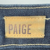 women Paige Dark Wash Flare Blue Jeans 25/0