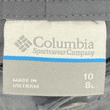 women Columbia Nylon Canvas Gray Shorts 8L/10