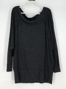 women We the Free Oversized Raglan Sleeve Gray Top L