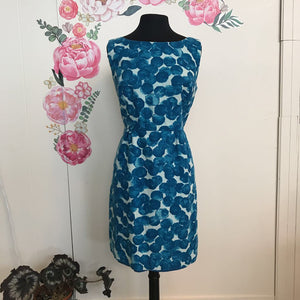 women Tabitha Anthropologie Tabitha Blue Watercolor Dress Size 12 Dress