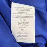 NWT XOXO Cobalt Blue Empire Waist V Neck Bodycon Dress Size 11/12
